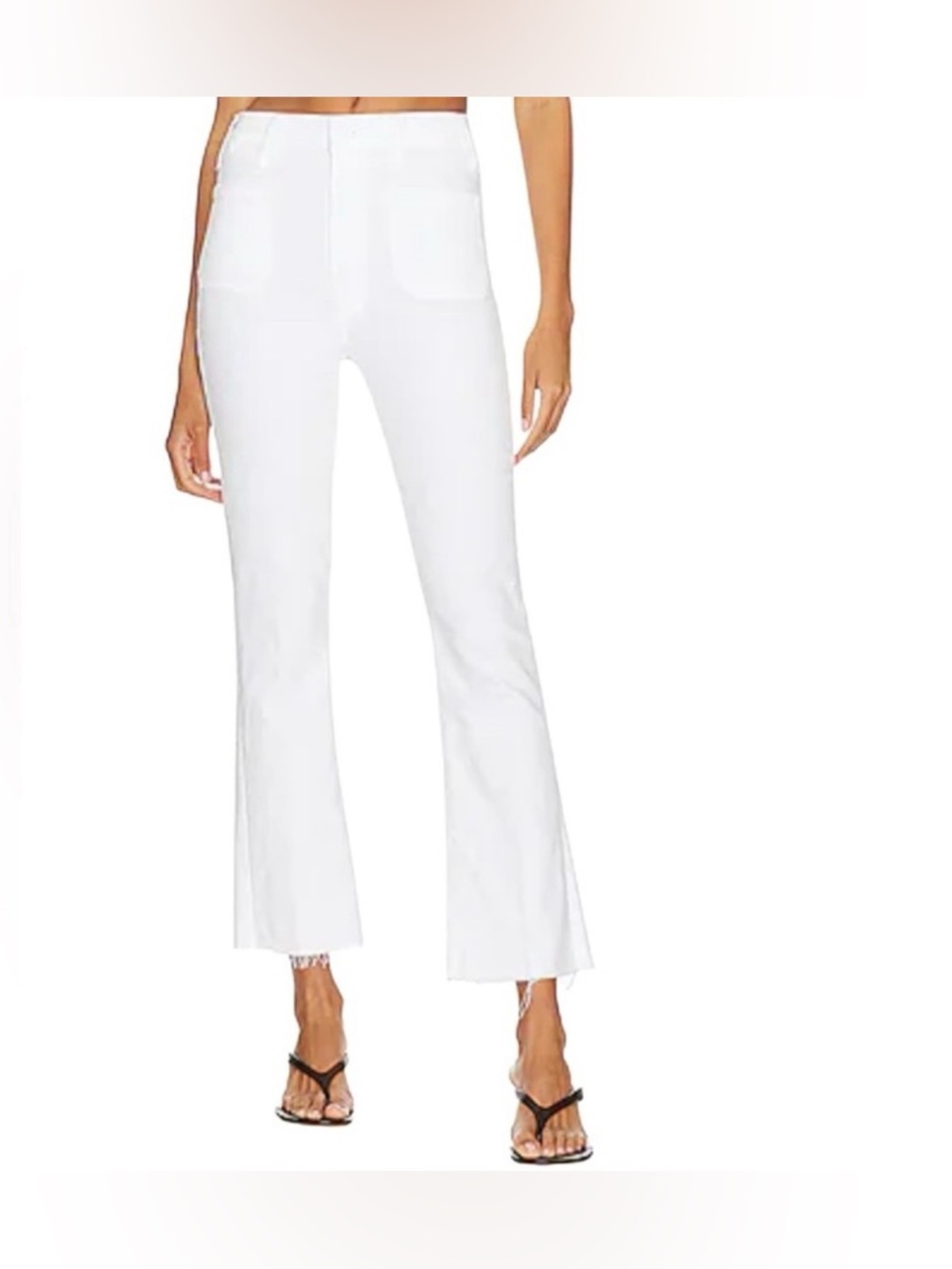 MOTHER The Hustler Patch Pocket Ankle Fray in Fairest of Them All 29